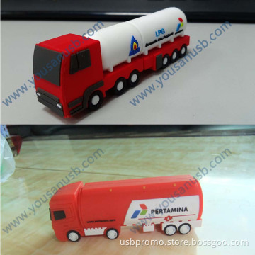 custom pvc truck shaped usb flash drive
